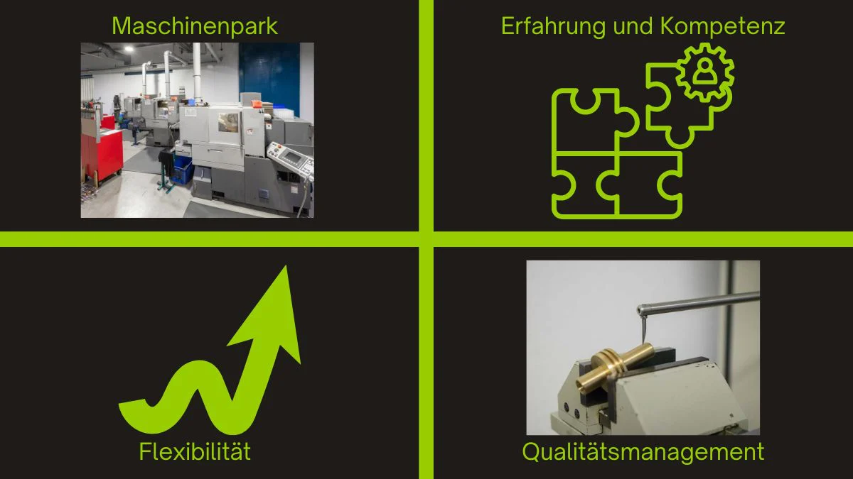 Lieferantenauswahl bei Kleindrehteile24